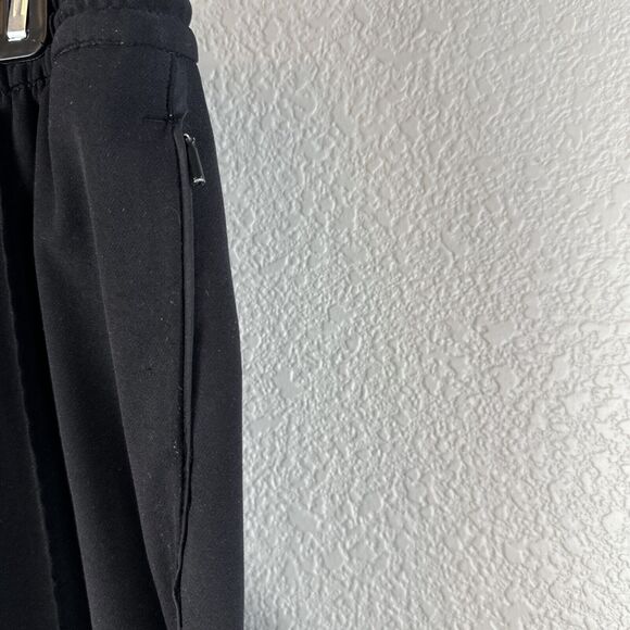 Athleta Womens Endeavor Straight Leg Pants Size 10 Black Pockets Drawstring - Picture 3 of 6